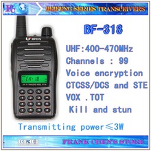 Handheld Transceiver Beifeng Two Way Radio Voice Encryption UHF Transceiver BF 318 Free Shipping