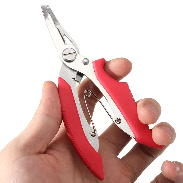 2 pcs/Lot  _ Stainless Steel Fishing Plier Scissors Line Cutter Remove Hook Lure Tackle Tool