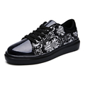 new design 2016 spring autumn men s printing casual shoes men breathable glossy sequin Shoes Fashion