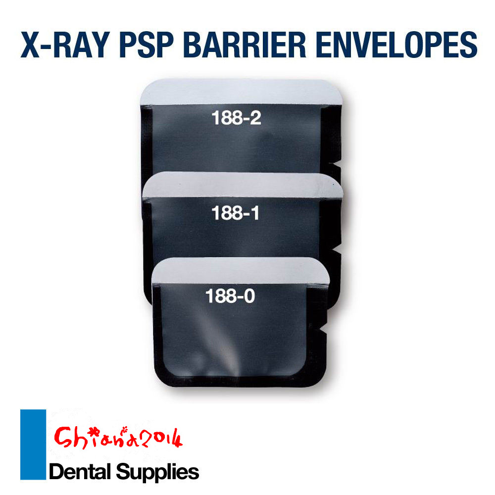 500pcs Size #2 Dental Barrier Envelopes for X-Ray Imaging Phosphor Plates PSP 