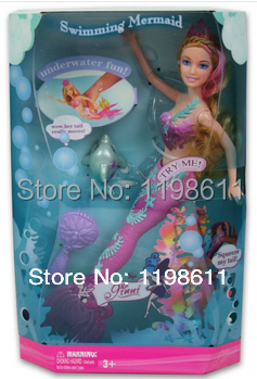Original Mermaid Doll Toys For Girls Cheap Beautiful Mermaid Doll Lovely Mermaid, Original Box Doll accessories for barbie