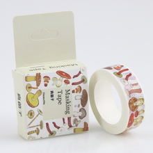 1 Pc / Pack Masking Tape 10 Meter The Fungal Sub Washi Adhesive Tape Diy Scrapbooking Sticker Label Masking Tape