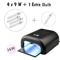 2016 latest Melody Susie 36W UV Lamp Nail Dryer Nail Lamp Curing for UV Gel Polish