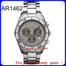 Marca de fábrica superior del reloj negro AR1462 cerámica Titanium cronógrafo reloj para hombre caja Original 1462