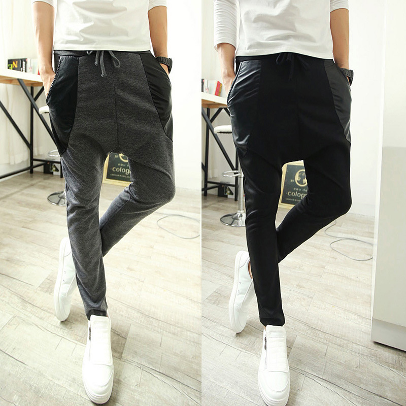 2014 Fashion Brand Cotton Drop Crotch Pants Men Outdoors Skinny ... 2014 Fashion Brand Cotton Drop Crotch Pants Men Outdoors Skinny ...