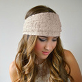 Fashion Women Lady Girl Lace Wide Hairband Headband Bandanas Headwear Sports Elastic Hair Band Accessories