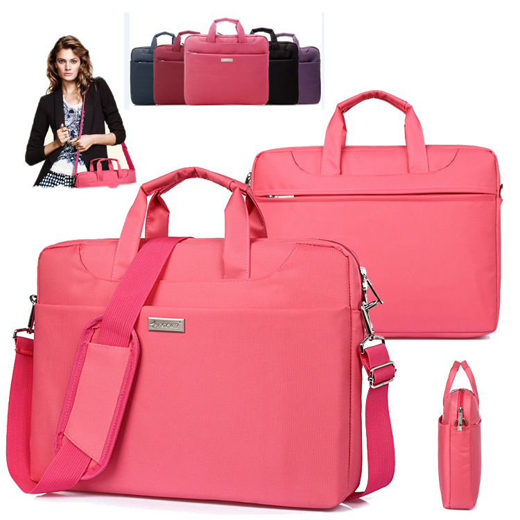 Shoulder Laptop Bag Ladies. Laptop Bag for Women Waterproof Lightweight Leather 15.6 Inch ...