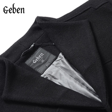 2015 Male Manteau Homme Overcoat Winter Wool Coat Men Long Coat black S 2XLCasaco Masculino