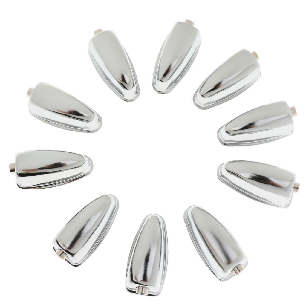 Durable 5pcs/Pack Iron Snare Drum Lugs DIY Silver Percussion Accessory 