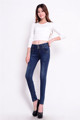 New fashion brand women skinny pencil jeans denim elastic pants washing color good quality woman casual