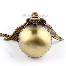 Fashion Jewelry Vintage Bronze Steampunk Quartz Pocket Watch Pendant Necklace Clock of Pocket Watch