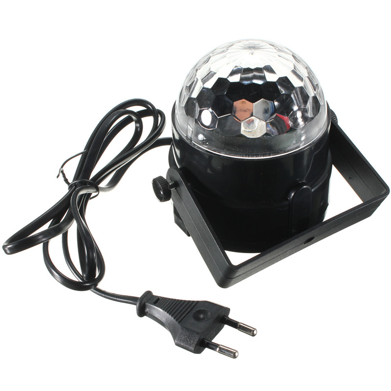 Best Promotion RGB Mini LED Crystal Magic Ball Stage Effect Lighting Lamp Party Disco Club DJ Light Show EU Plug