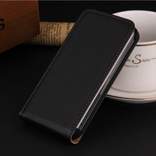Luxury Genuine Leather Flip Case for Apple Iphone 4 4S 4G Cover Back Cases Free shipping
