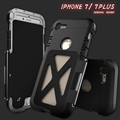 Armor King Iron Man Design Stainless Steel Aluminum Frame Flip Metal Case for iPhone 7 4