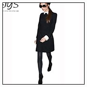 2015-Autumn-Winter-Victoria-Beckham-Dress-Elegant-Long-sleeved-Black-Slim-Bodycon-Peter-Pan-Collar-Dress