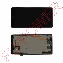 For ZTE Nubia Z9 Mini NX511J LCD Screen Display+Touch Digitizer + Frame Assembly by free shipping;black;HQ;