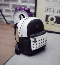 2016 spring fashion new black and white hit color quality pu leather shoulder bag women