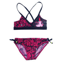 2016 Retail New Arrival 1Color Summer Style 2pcs Kid Girls Beach Swimsuit Swimwear Bikini SZ 5~14Y