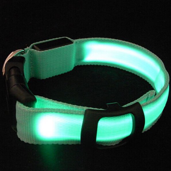  S M L size LED Pet Cat Dog LED Collar Safety Glow Necklace Flashing Lighting