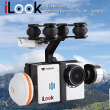 Walkera Camera gimbals mount G-3D Brushless Gimbal for iLook plus GoPro Hero 3 plus Drone X350 pro X Free shipping