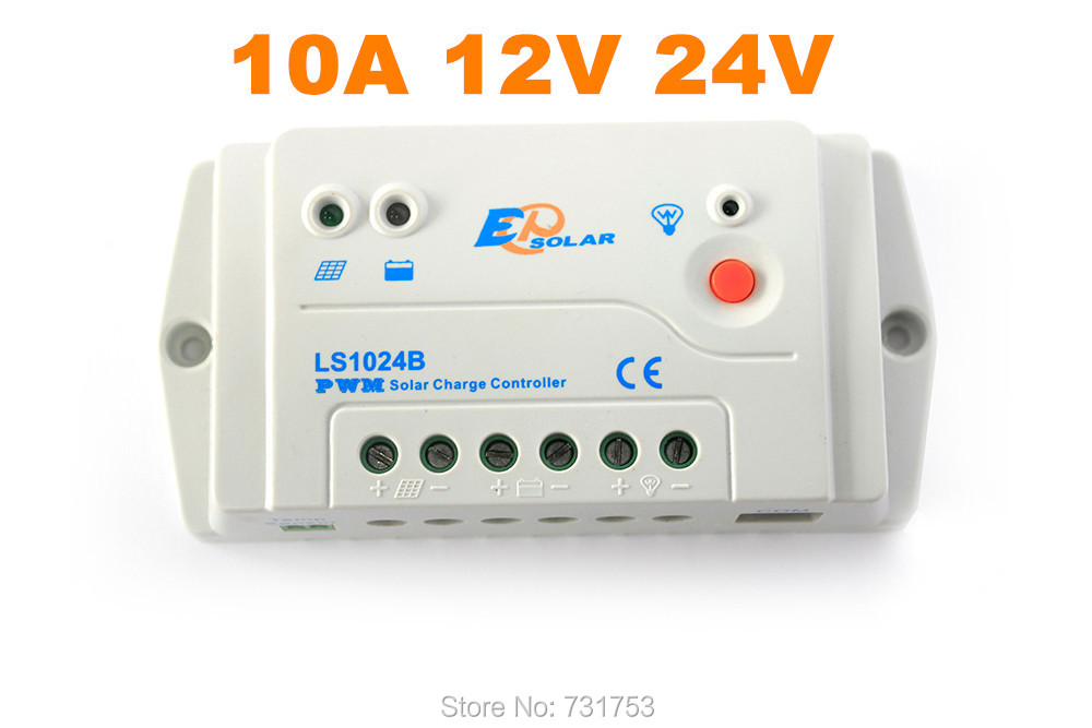 10A 12V 24V LS1024B Landstar Programmable Solar Charge Controller, 10amps 1024B Solar Regulator RS-485 Bus Communication With PC
