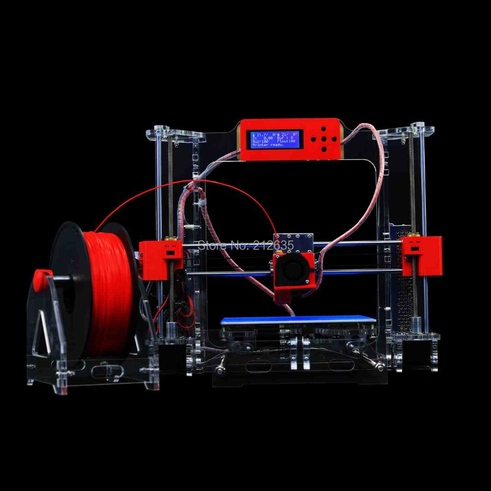 Acrylic Frame LCD Screen Acquired Reprap Prusa i3 desktop 3D Printer Machine High Precision impressora DIY