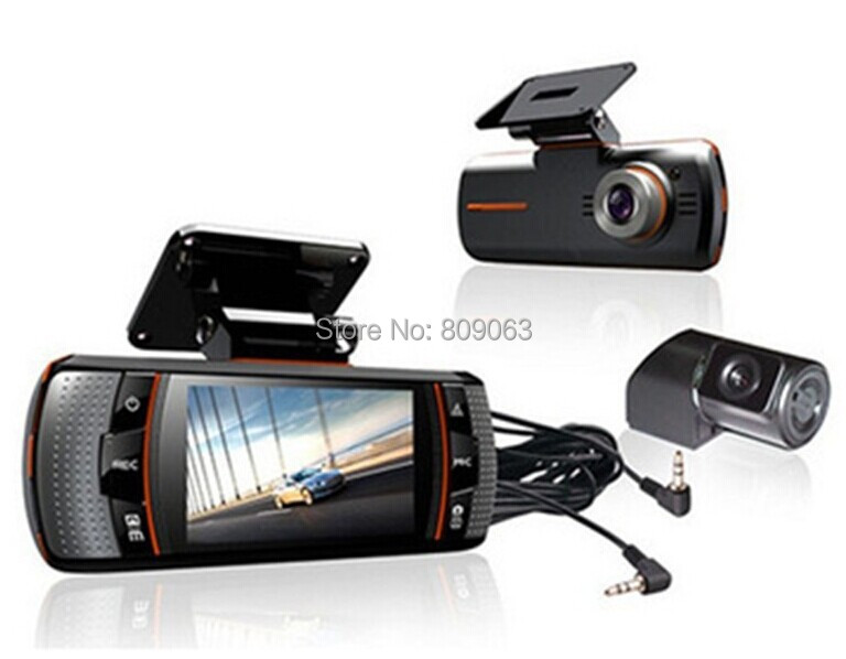 A1 Car Black Box Allwinner Dual Lens Car DVR Full HD 1920x1080p 2 7 LCD External