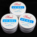 3 Color Clear White Pink Nail Art Primer Base UV Gel Top Coat Builder Tips Decor