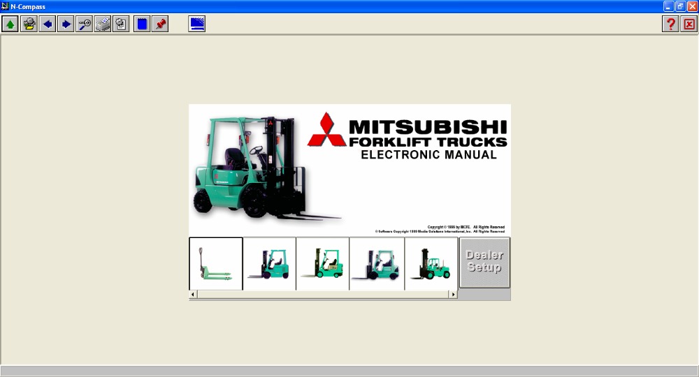 Здесь можно купить  Mitsubishi Forklift Electronic Manual (N-Compass)  Автомобили и Мотоциклы