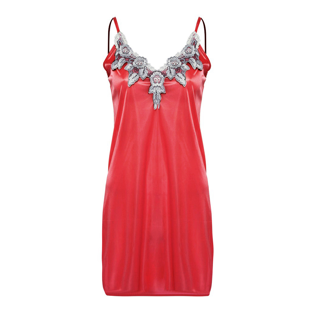 deep v neck nightgown