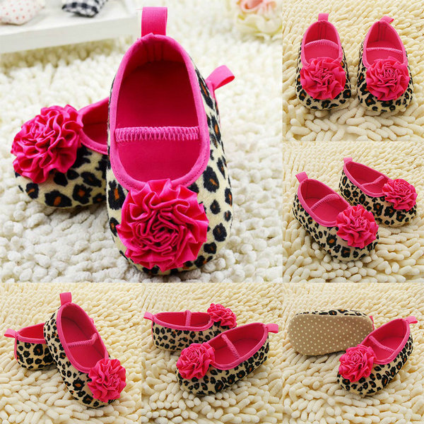 Lowest Price Fashion Newborn Shoes Red Flower Princess soft baby shoes for girl baby shoe 3
