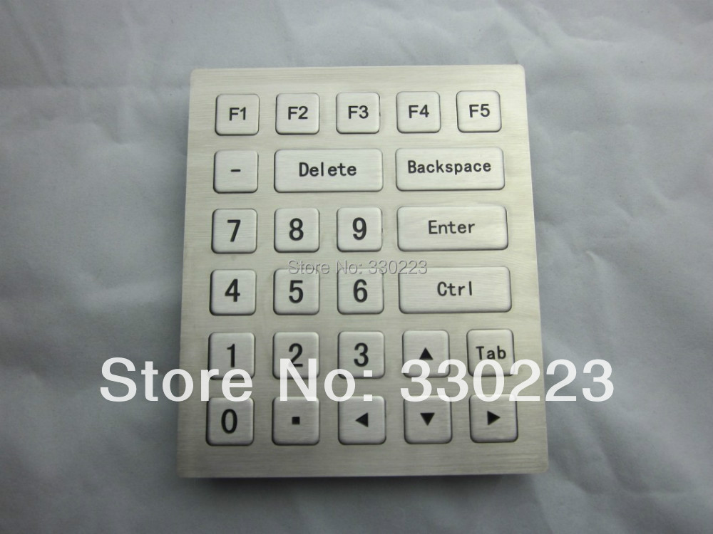 Metal Numeric keyboard Industrial keyboard Stainless steel keyboard