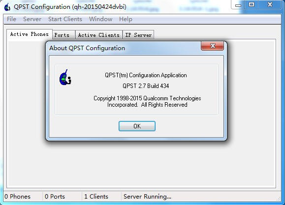 qpst configuration does no phone