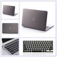 2015 New 2in1 High transparent Clear Protective Case Cover for Macbook Air 13 11 15+ Silicone keyboard cover 11.6 13.3 15.4
