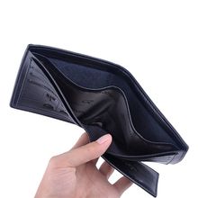 2015 Classical Brand Luxury Genuine Leather Wallet Men 9 Card Slots Male 2 Billfold Purses Card