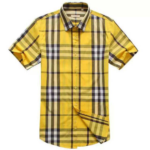 yellow plaid shirt men