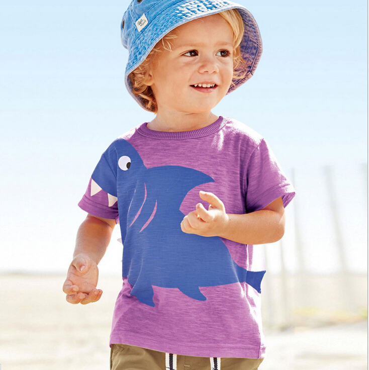 New Little Boys T Shirt Children font b Clothing b font Tops Short Sleeve 100 Cotton