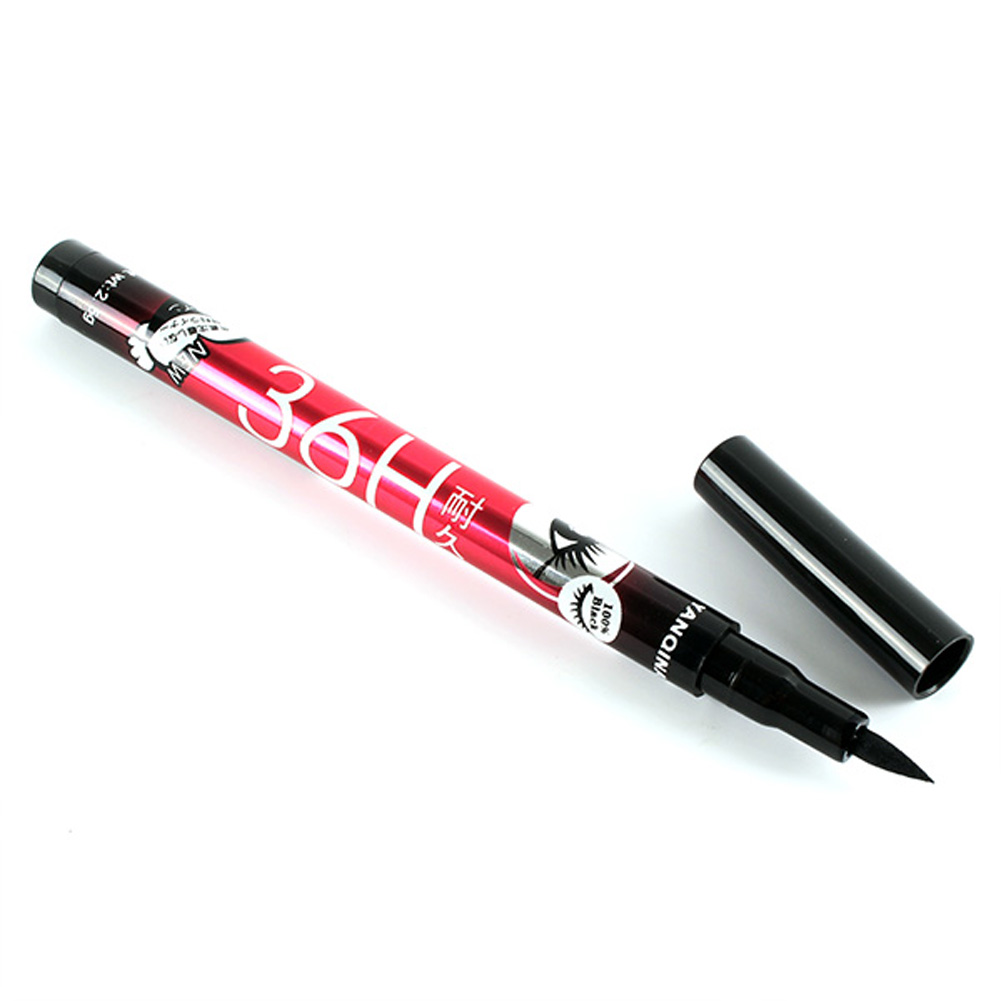 Салон Черный Водонепроницаемый Подводка Для Глаз Liquid Eye Liner Pen Карандаш Для Глаз Макияж Инструмент