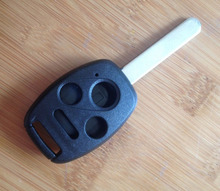 10PCS/LOT 3+1 BUTTONS REMOTE KEY SHELL FOR HONDA ACCORD FIT WITH UNCUT BLADE CAR KEY FOB CASE