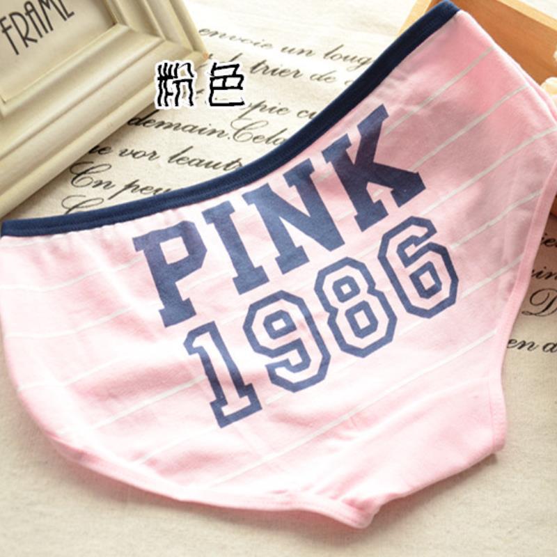 sport sexy panties briefs cueca Pink Letters printed sports underwear women SM261 bragas mujer hot sale