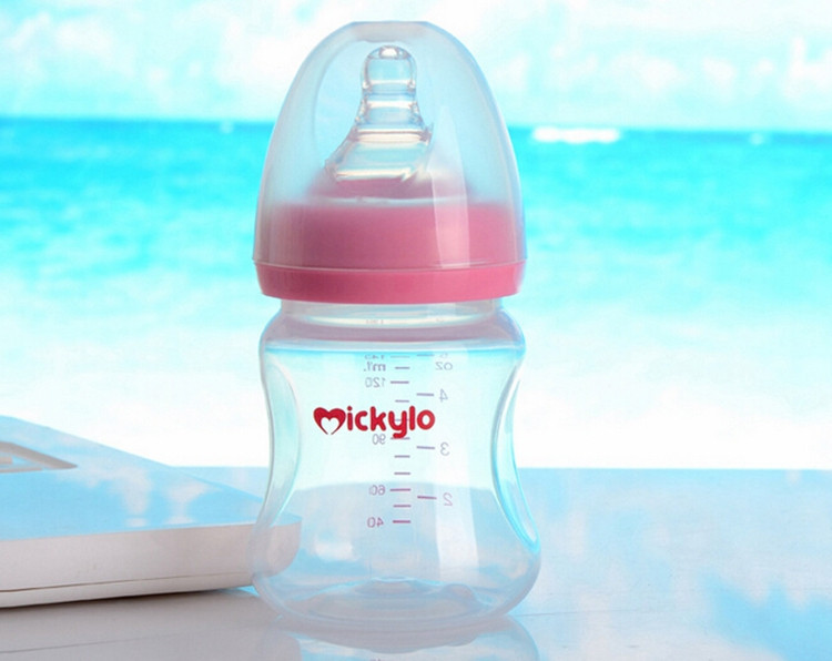 140ML PP Drinking Nursing Bottle Wide Mouth Plastic Baby Feeding Bottle Arc Type Mamaderas High Tempetrature Resistance (5)