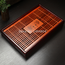 Tea Tray High Quality 43cm 28cm 6cm Chinese Solid Tea Tray Household Tea Board Chinese Tea