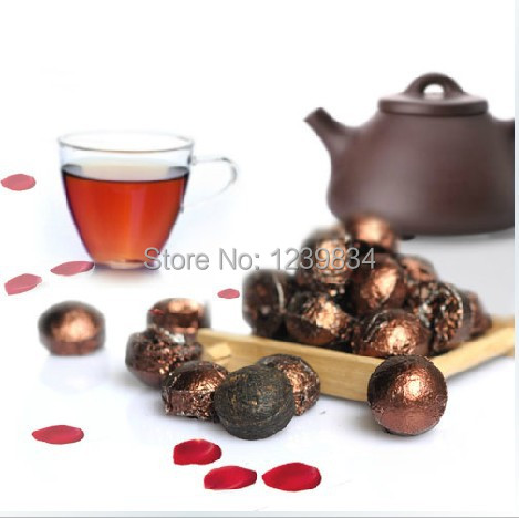 20pcs coffee flavor Mini Puerh Tea old year tea Ripe Puer Reduce Weight Tea Free Shipping