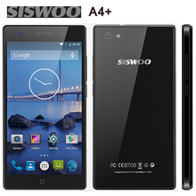 Original SISWOO A4+ 4G LTE Mobile Phone 4.5” MTK6735M Quad Core Android 5.0 1GB RAM 8G ROM 5.0MP GPS Smartphone