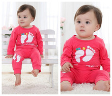 S600 A 2015 Hot sale New Long Sleeve 0 2 years old baby clothing sport suit
