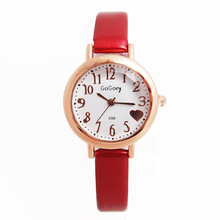 Wholesale Gogoey Brand Fashion Women Lady Children Crystal Quartz Dress Watch Wristwatches GO124