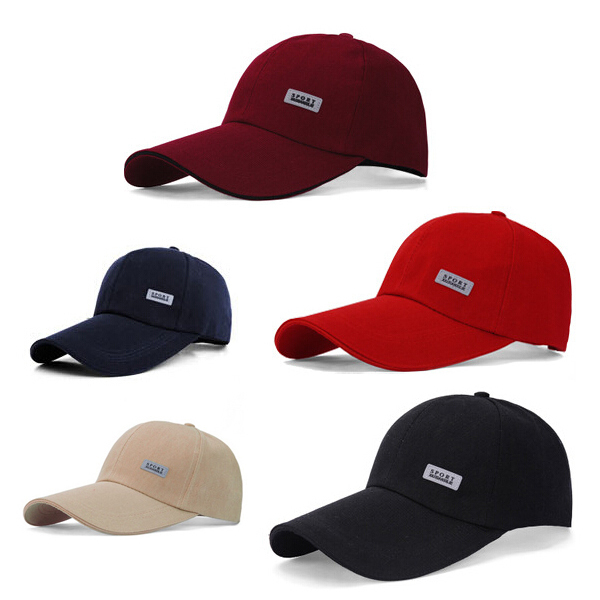 Men Fashion Men Women Pure Colors Outdoor Sports Baseball Golf Tennis Fishing Hiking Ball Cap Hat