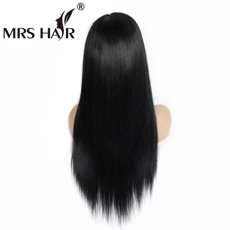 Full Lace Human Hair Wigs 7A Unprocess Braziliani Virgin Hair Straight Glueless Human Hair Full Lace Wigs Black Women 6