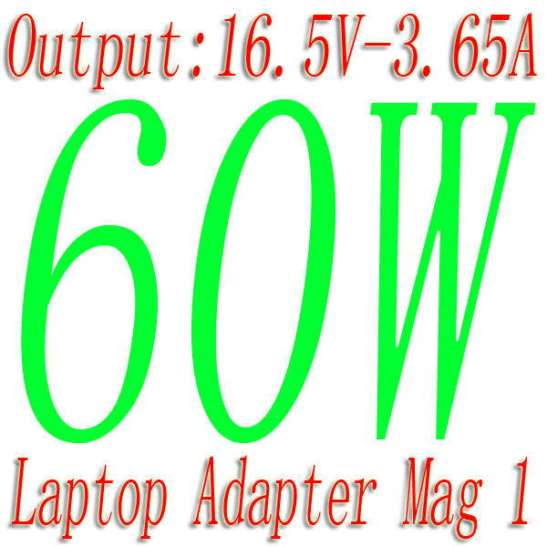      60  16.5  3.65A Magsafe 1        MacBook Pro 13 
