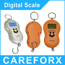 Mini portátil naranja Electric Pocket escala de pesaje pantalla LCD escala 10 g – 45 Kg pesca del equipaje escala envío libre
